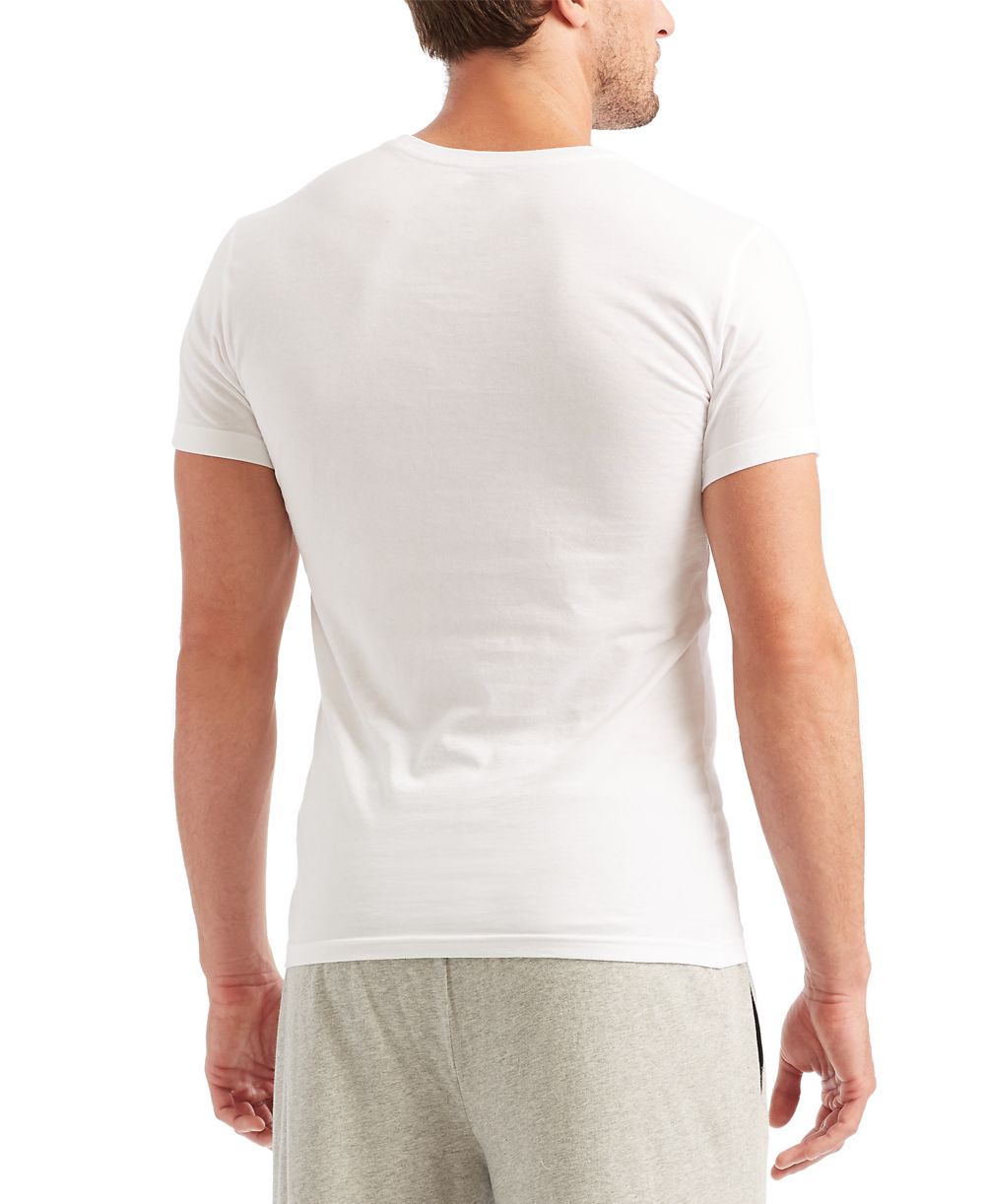 Men's 5-Pack Slim Fit Classic Cotton Crewneck Undershirts