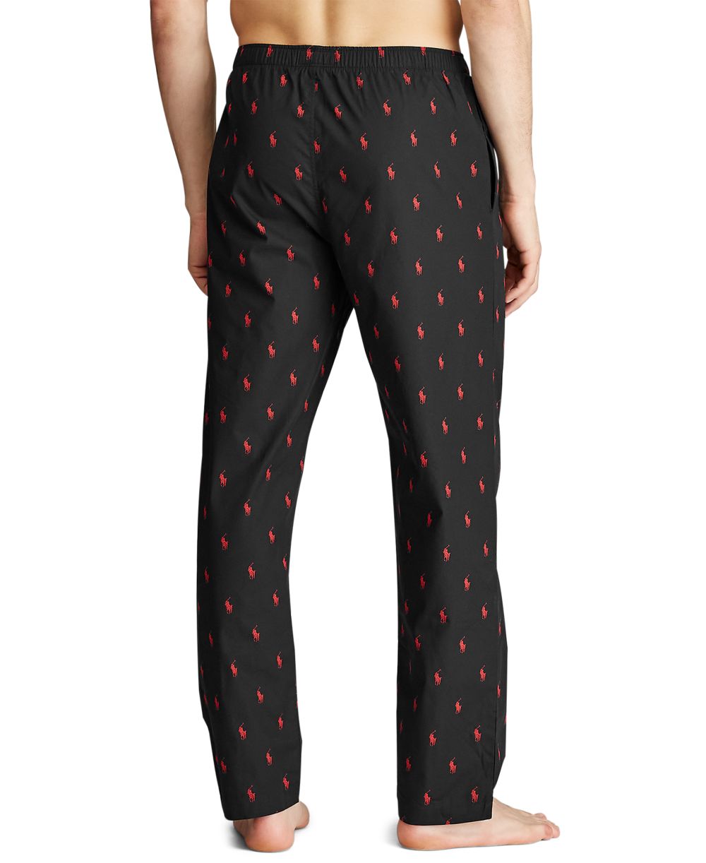 Men's Cotton Jersey Sleep Shirt & Polo Player Pajama Pants