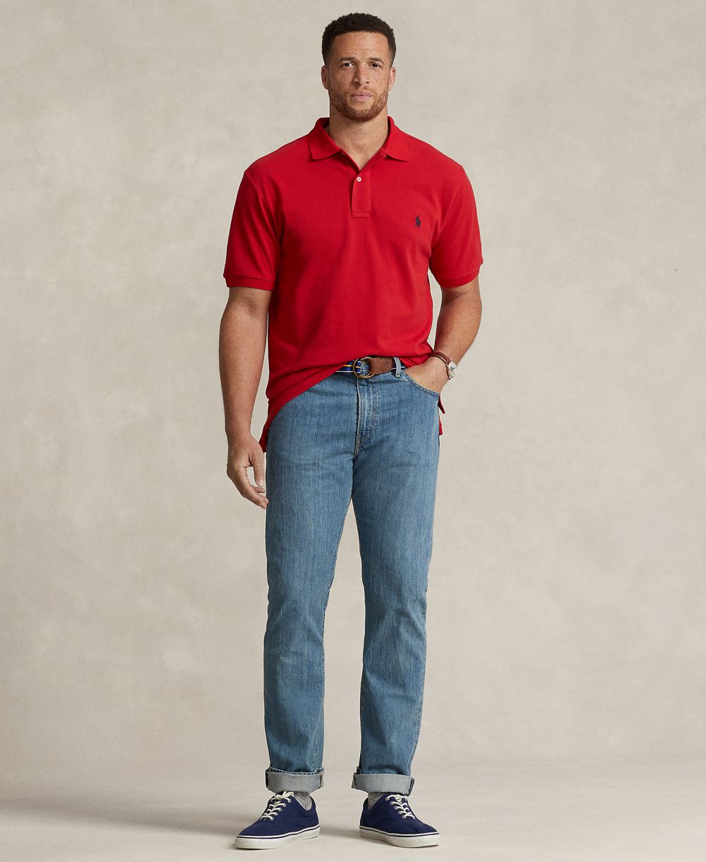 Men's Big & Tall Cotton Short-Sleeve Polo Shirt