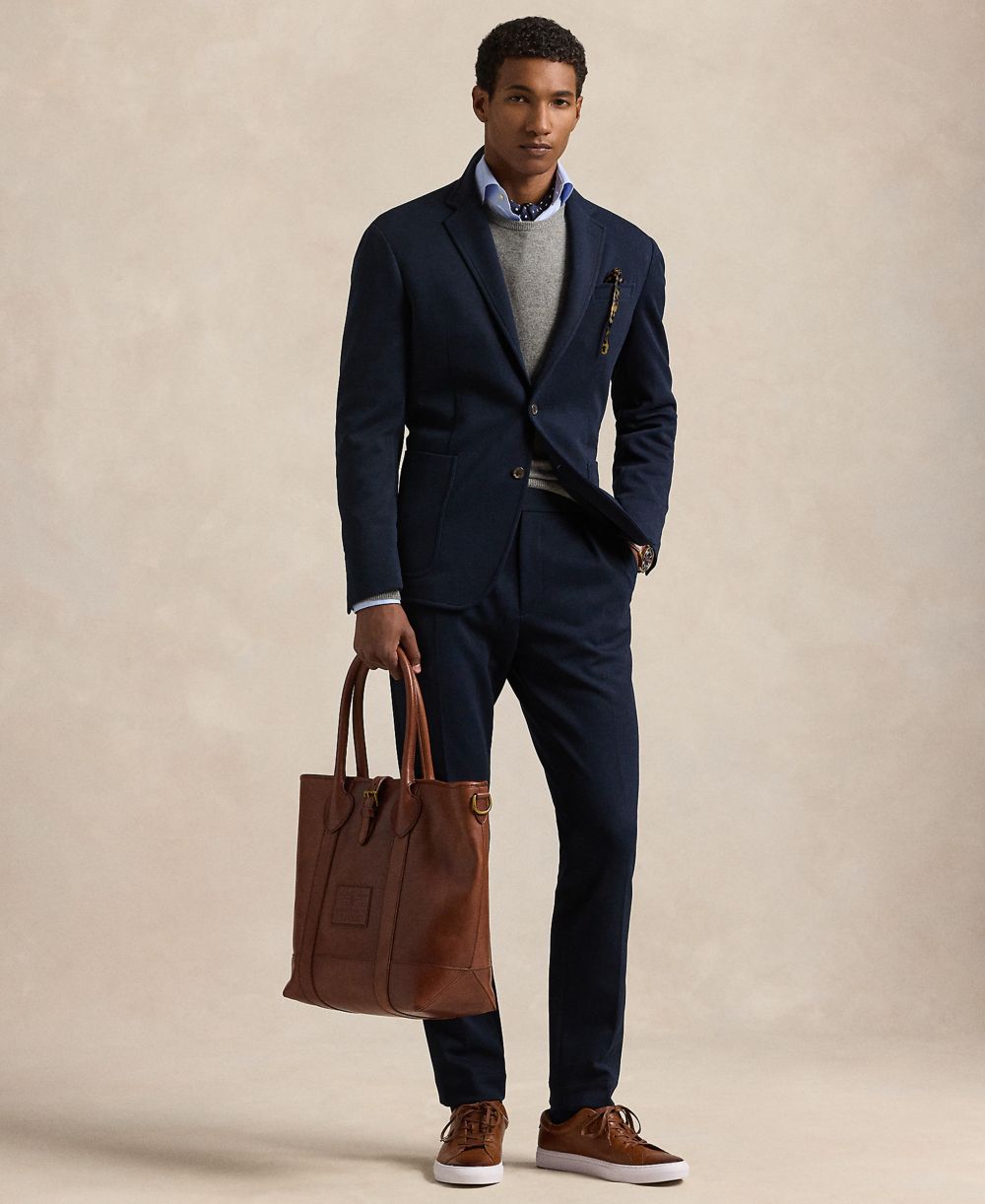 Men's Polo Soft Double-Knit Suit Jacket
