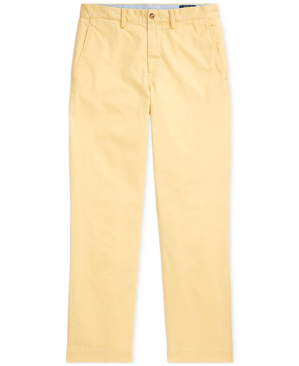 Men's Straight-Fit Washed Stretch Chino Pants