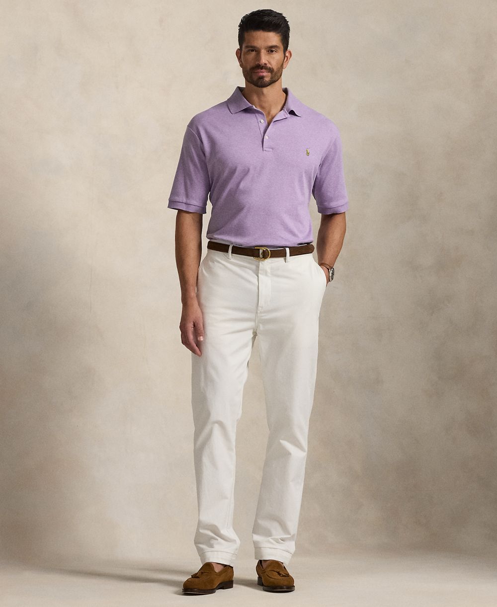 Men's Big & Tall Solid Polo Shirt