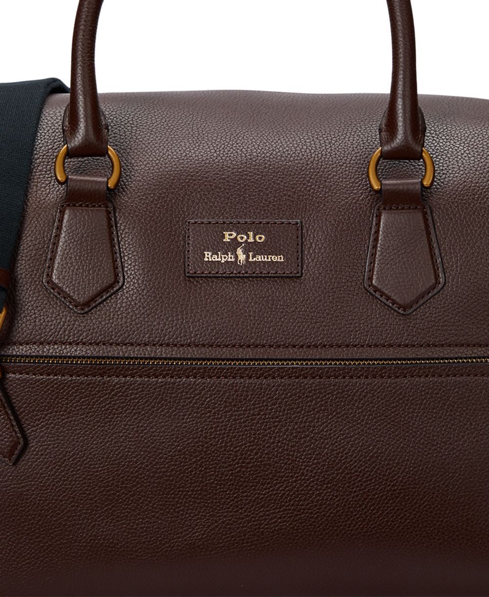 Men's Pebbled Leather Duffel Bag
