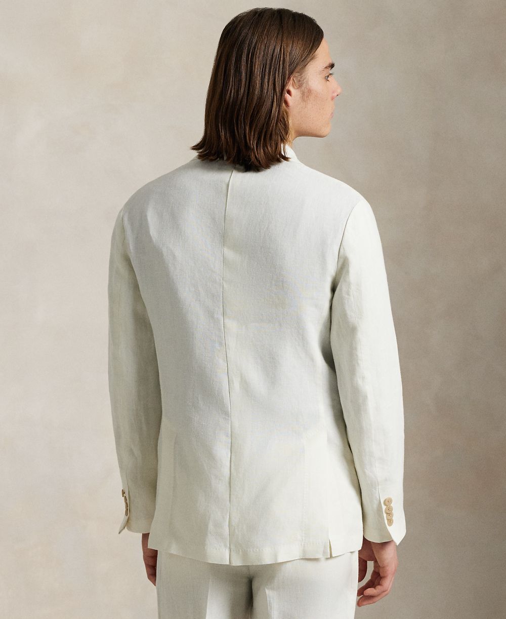 Men's Polo Soft Modern Linen Suit Jacket