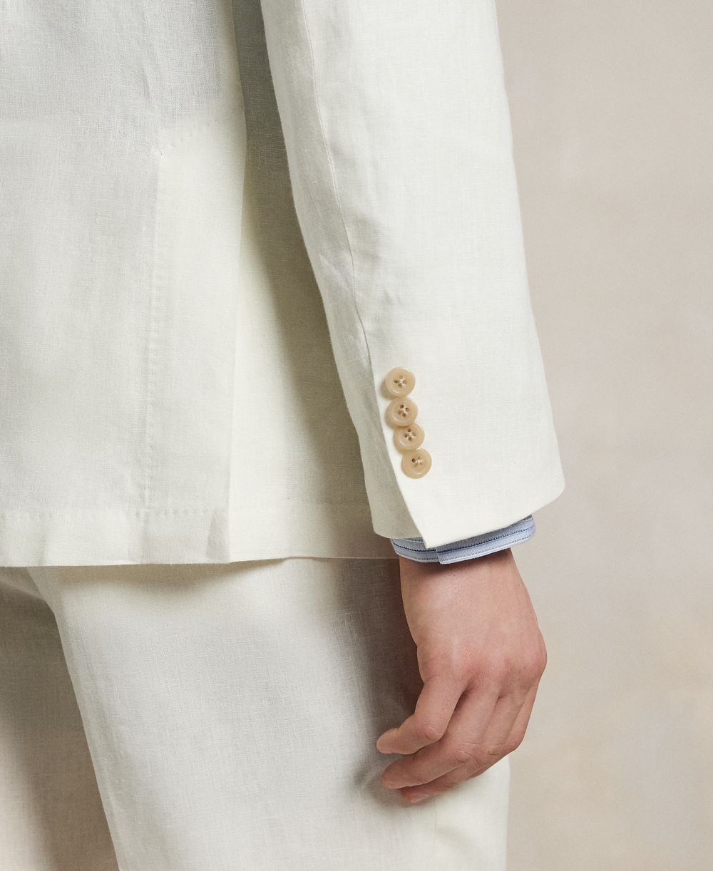 Men's Polo Soft Modern Linen Suit Jacket