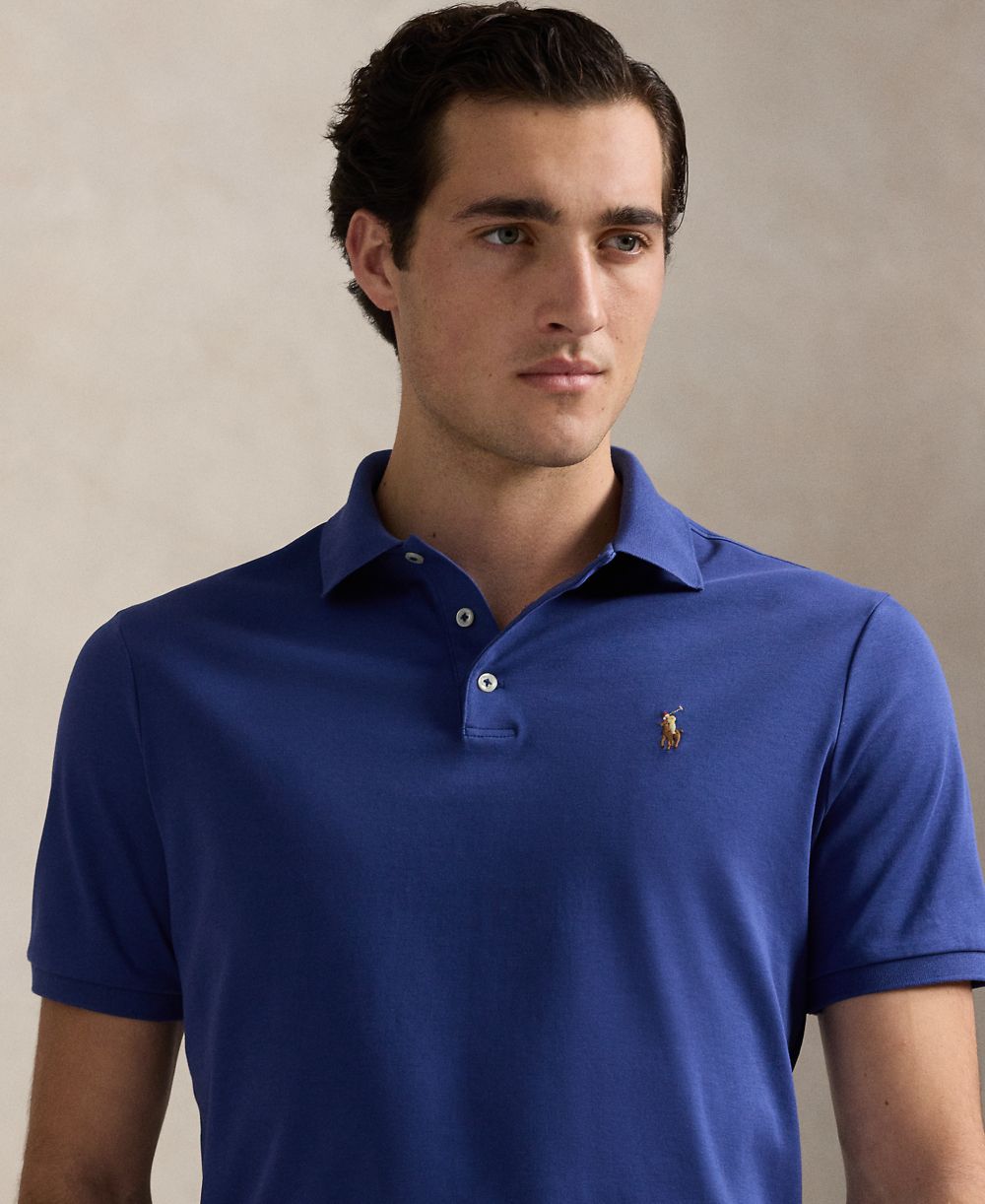 Men's Classic-Fit Soft Cotton Polo Shirt