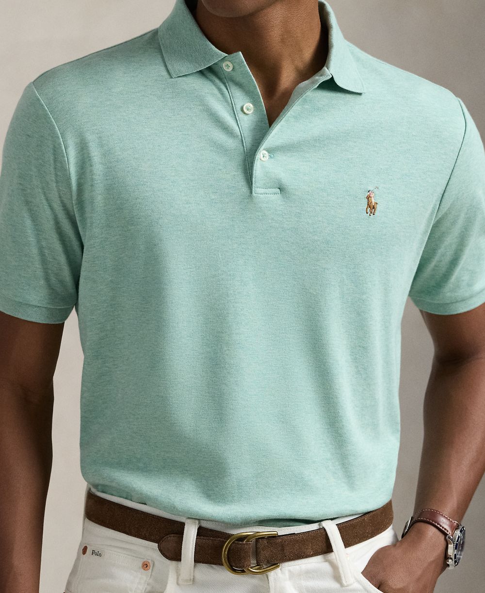 Men's Classic-Fit Soft Cotton Polo Shirt