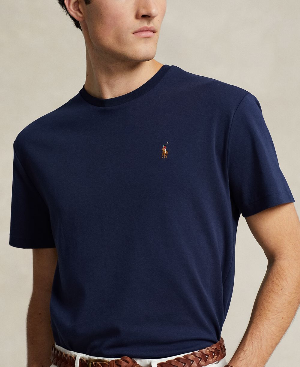 Men's Custom Slim-Fit Soft Cotton T-Shirt
