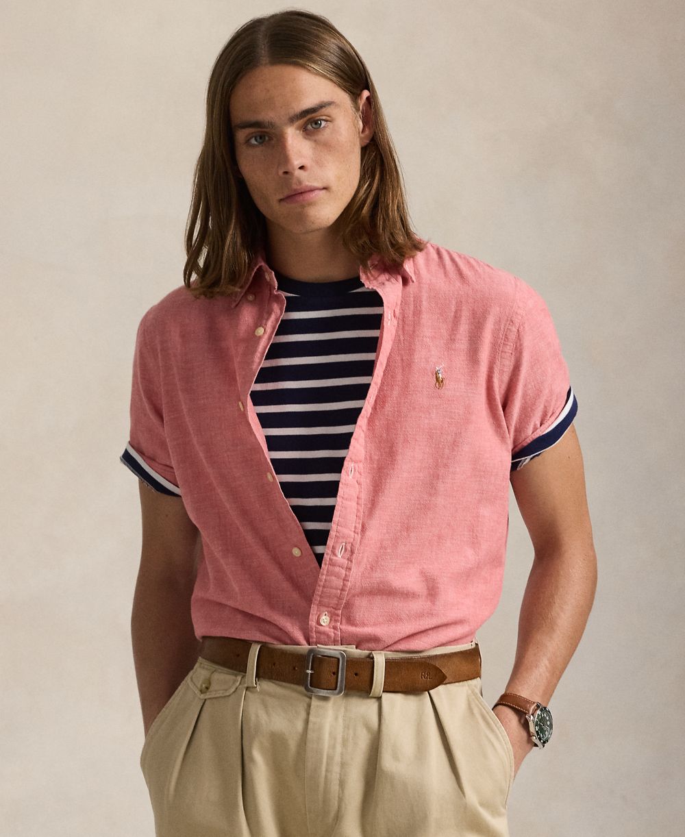Men's Classic-Fit Chambray Shirt