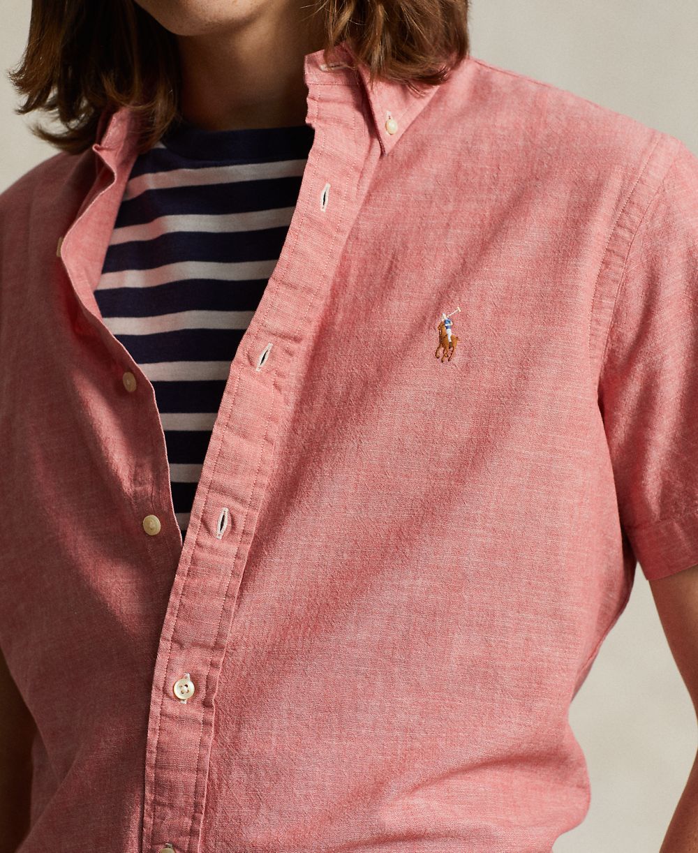 Men's Classic-Fit Chambray Shirt