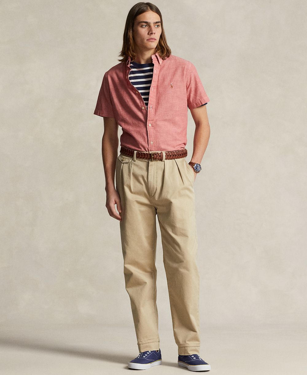 Men's Classic-Fit Chambray Shirt