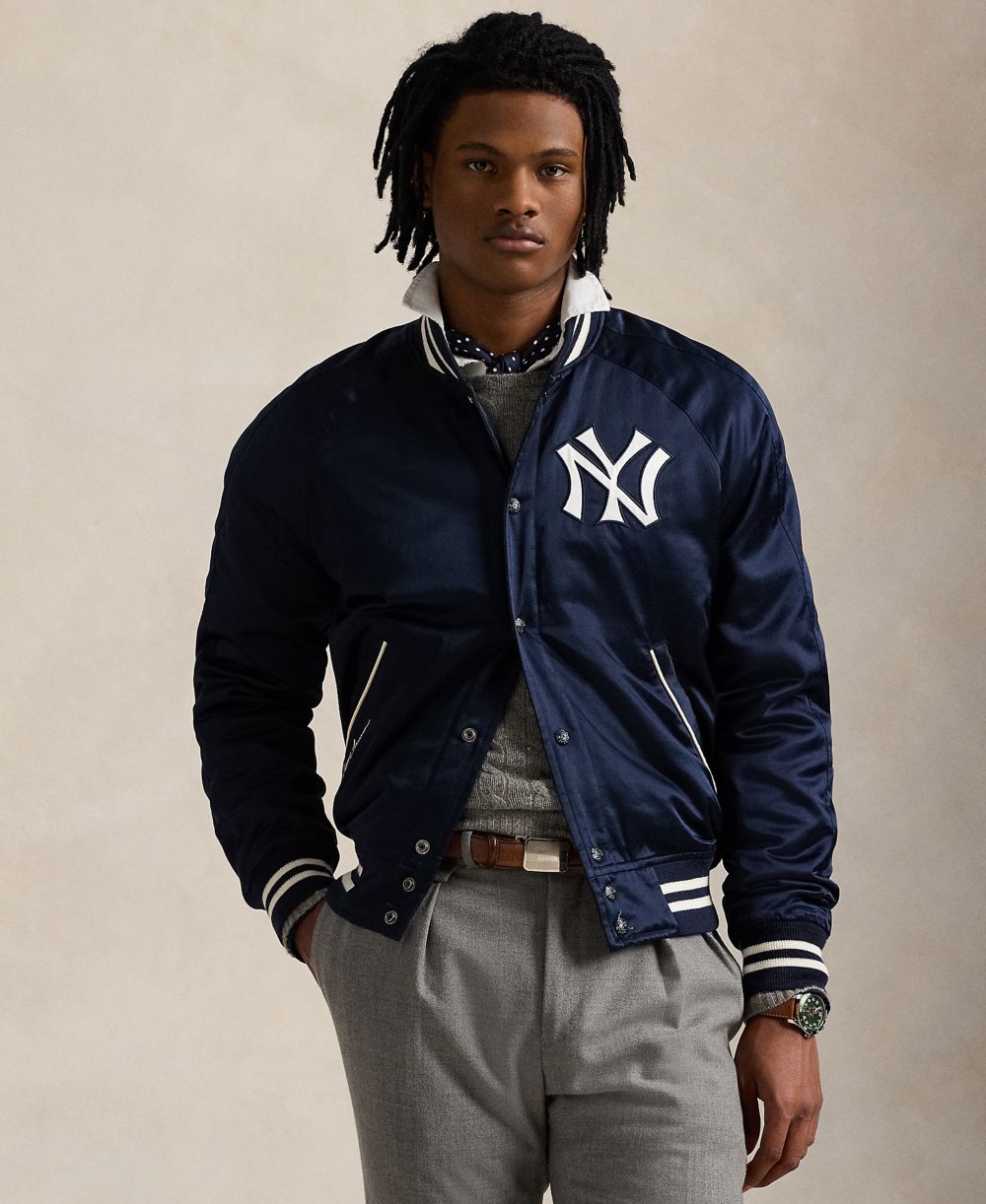 Men's and Women's Yankees Satin Jacket