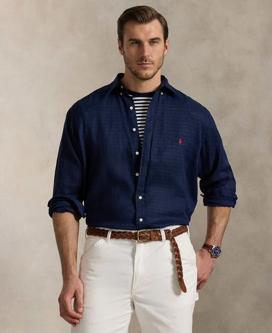 Men's Big & Tall Linen Shirt