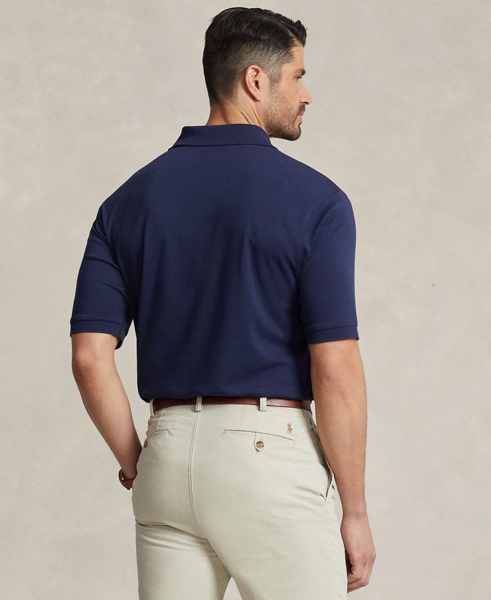 Men's Big & Tall Solid Polo Shirt