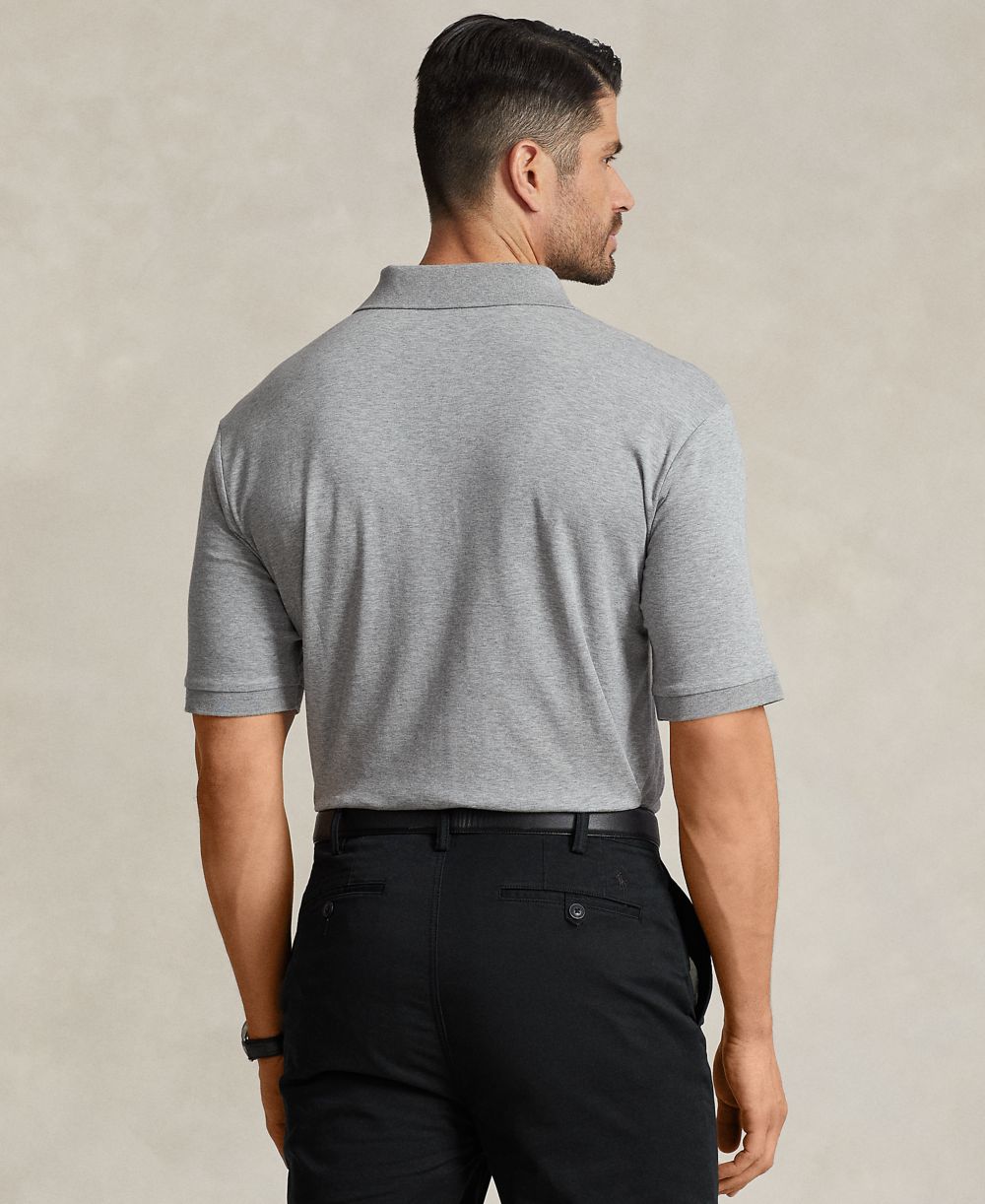 Men's Big & Tall Solid Polo Shirt
