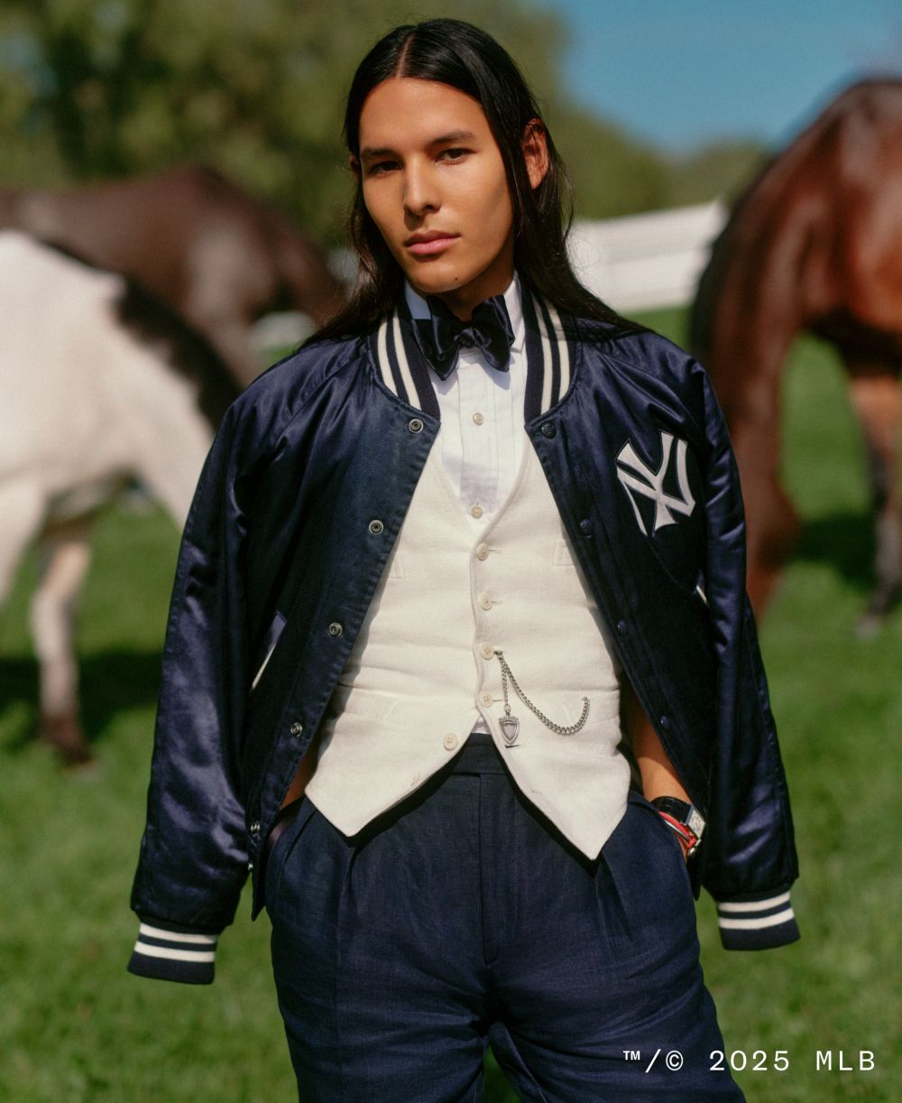 Men's and Women's Yankees Satin Jacket
