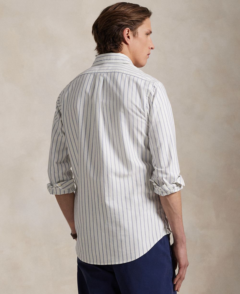 Men's Classic-Fit Striped Oxford Shirt