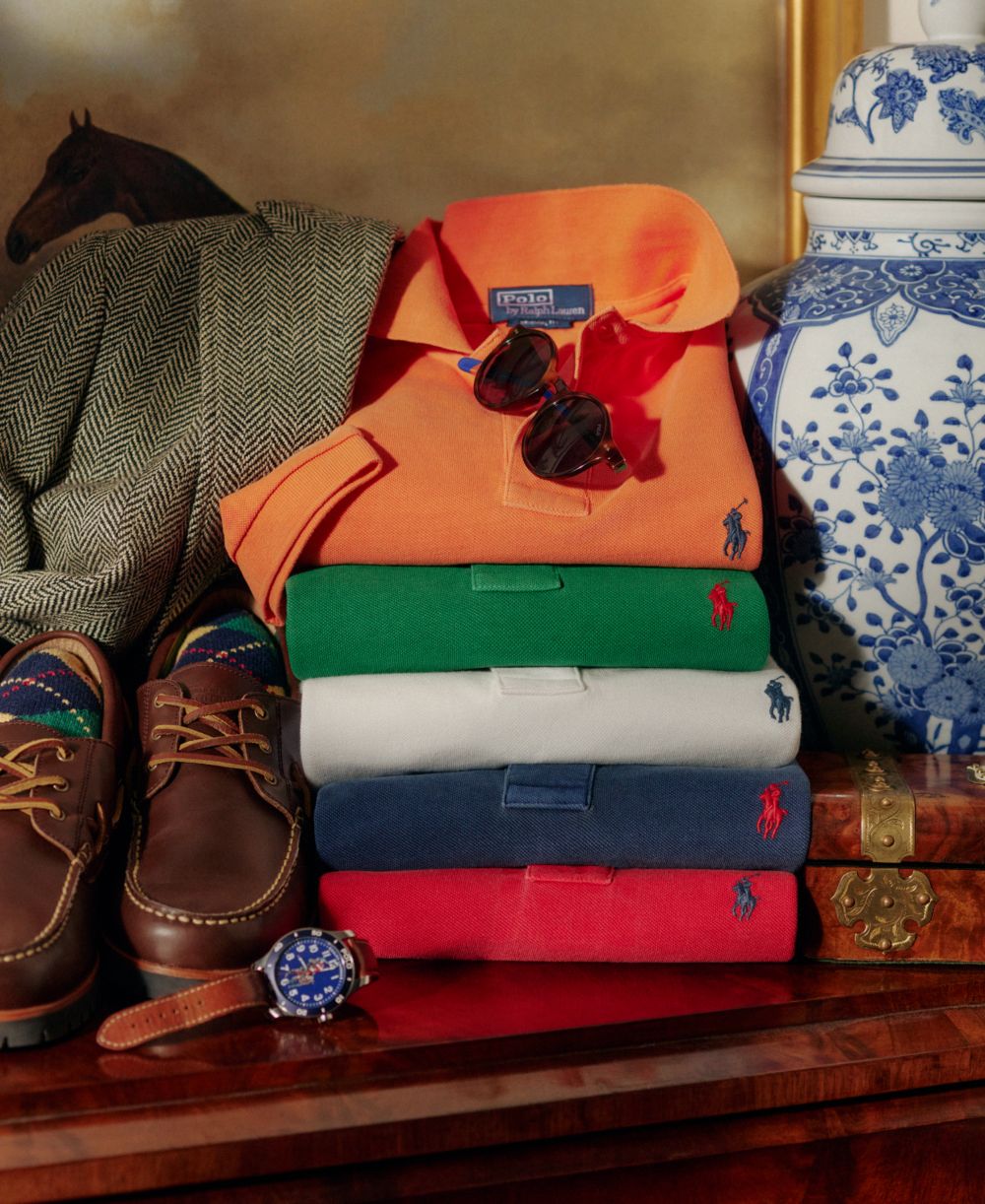 Men's & Kid's Cotton Mesh Polo Shirt Collection