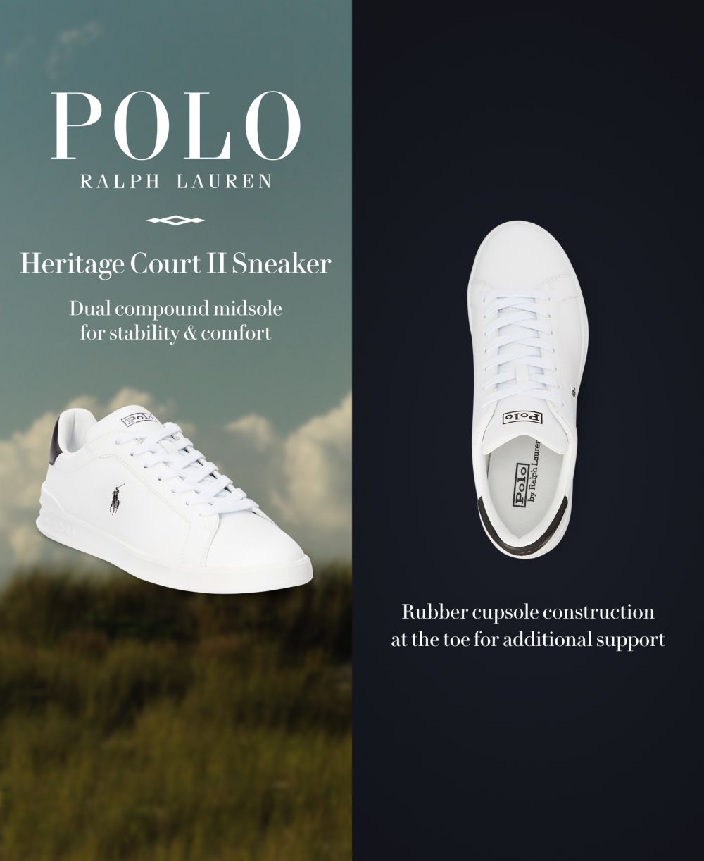 Men's Heritage Court II Leather Sneaker