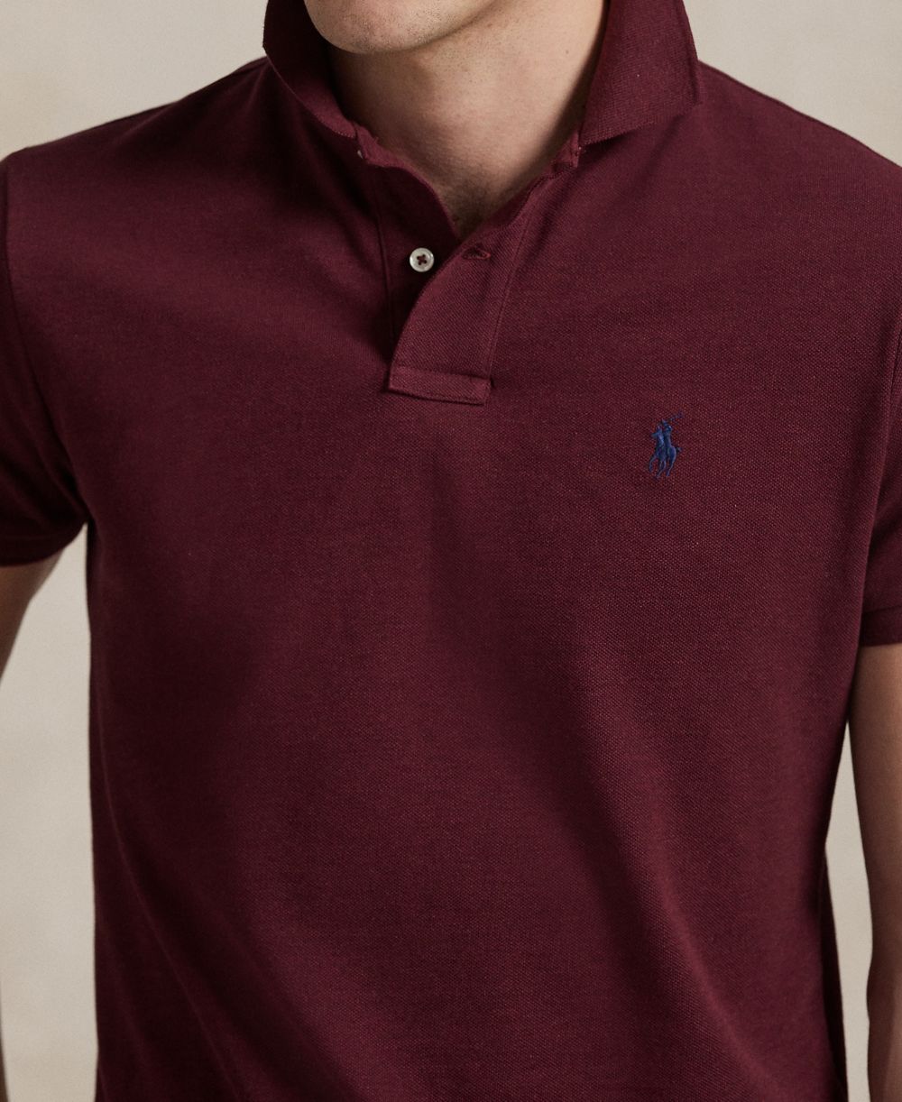 Men's Classic-Fit Mesh Polo Shirt