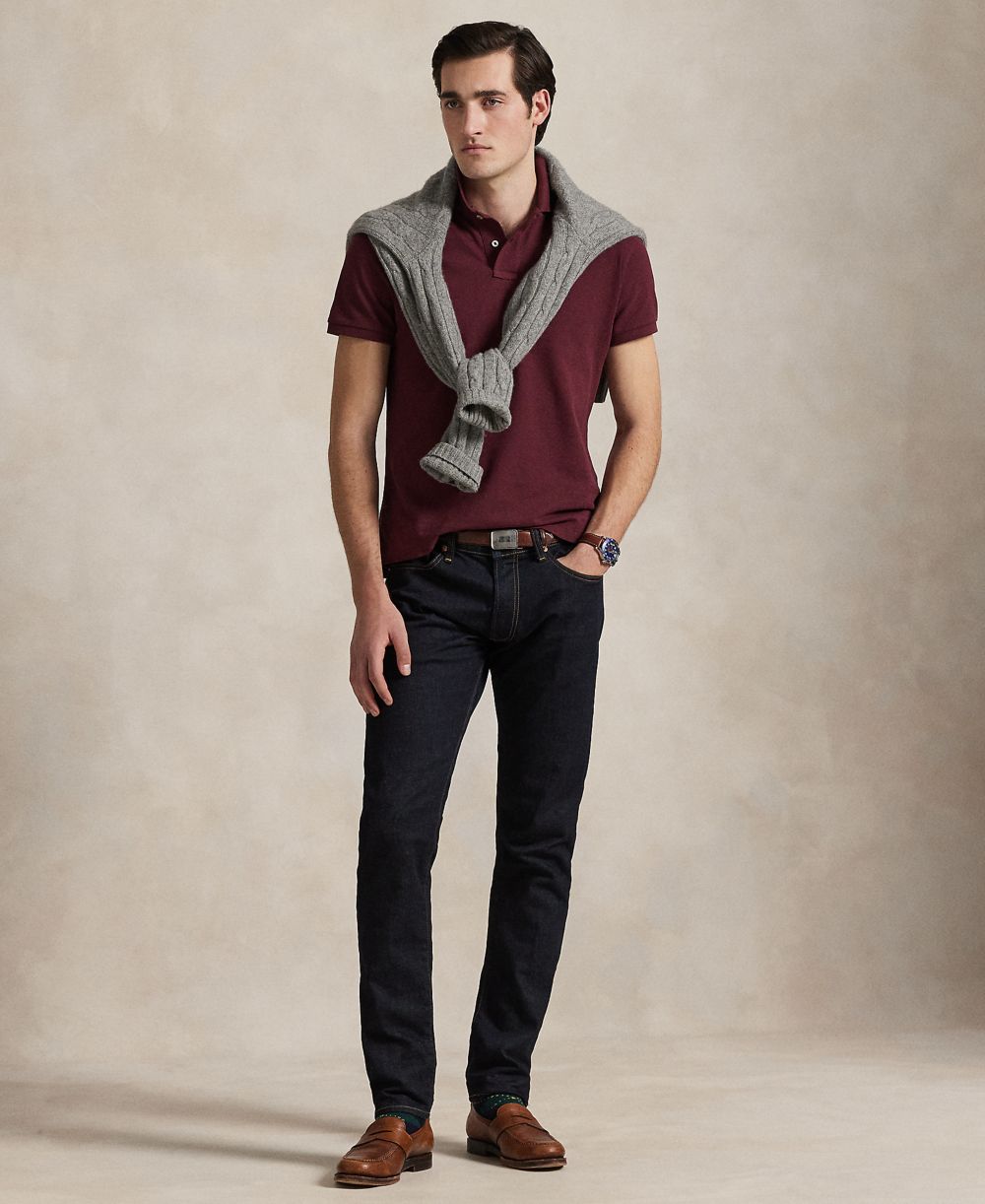Men's Classic-Fit Mesh Polo Shirt