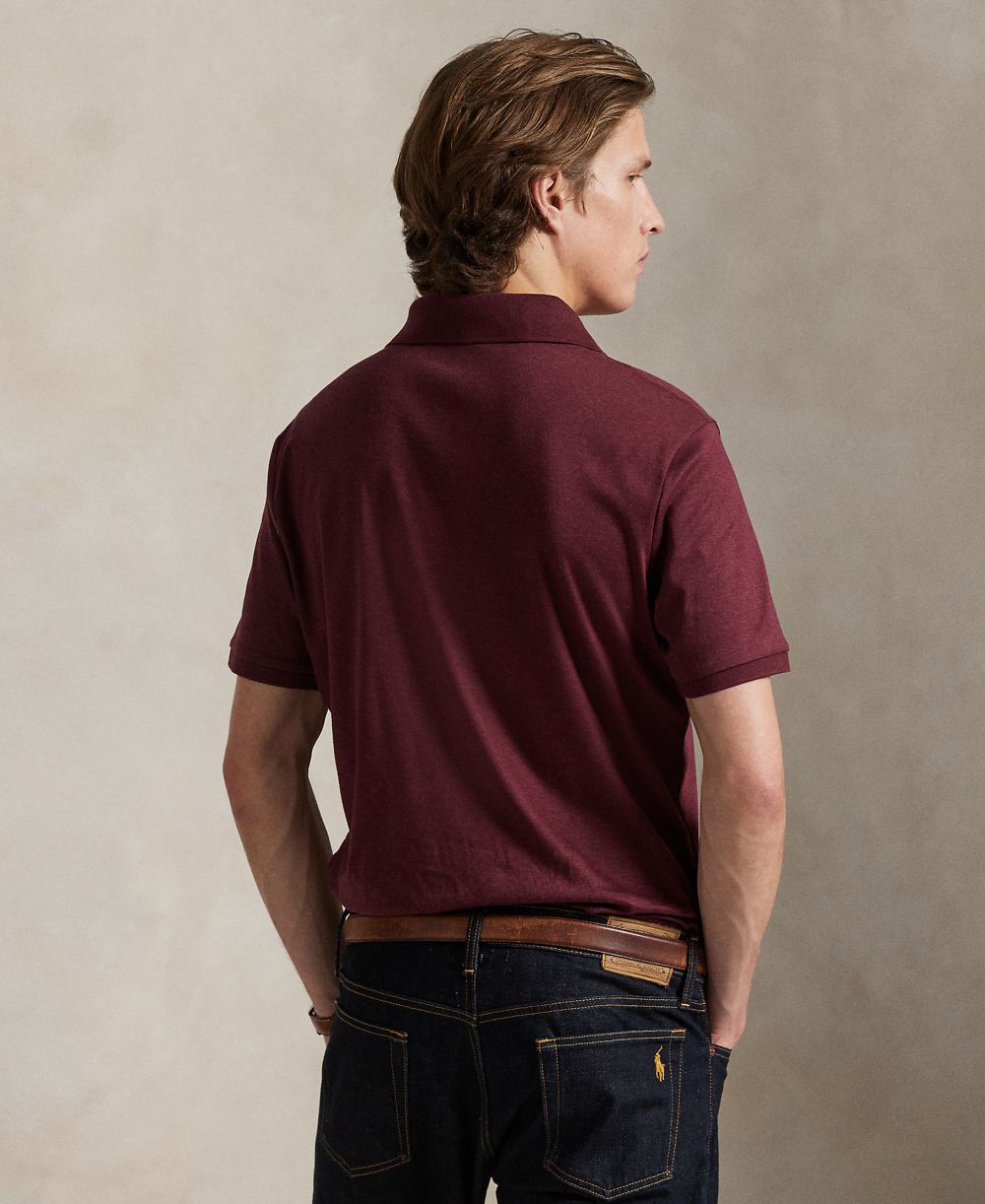 Men’s Slim-Fit Soft Cotton Polo Shirt