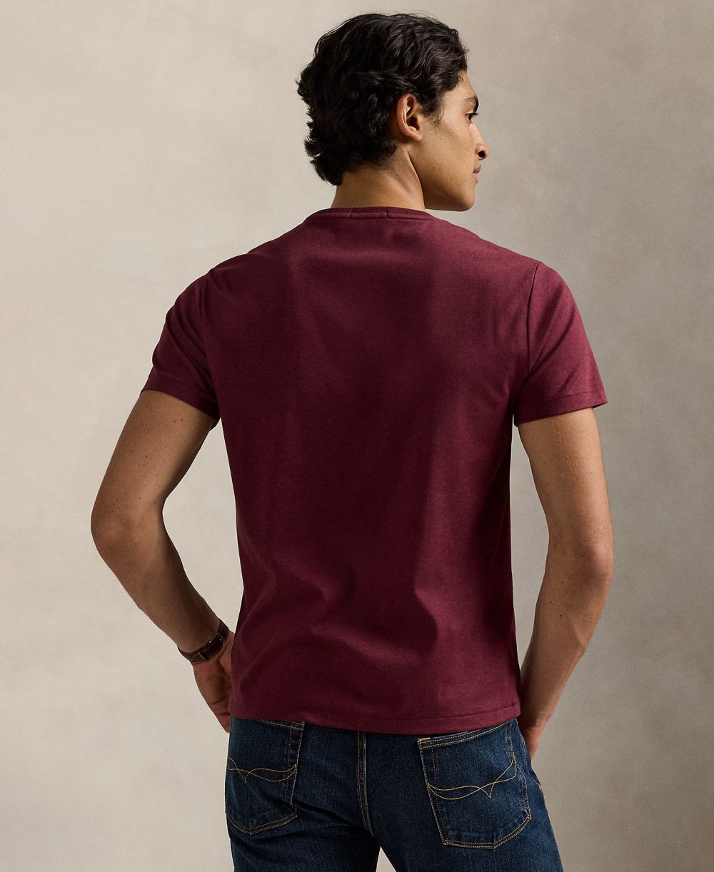 Men's Custom Slim-Fit Soft Cotton T-Shirt
