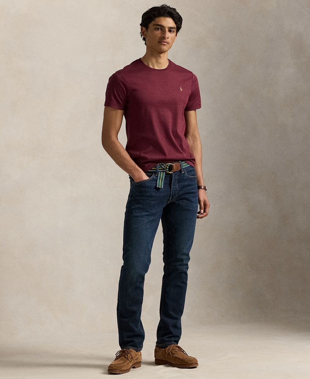 Men's Custom Slim-Fit Soft Cotton T-Shirt