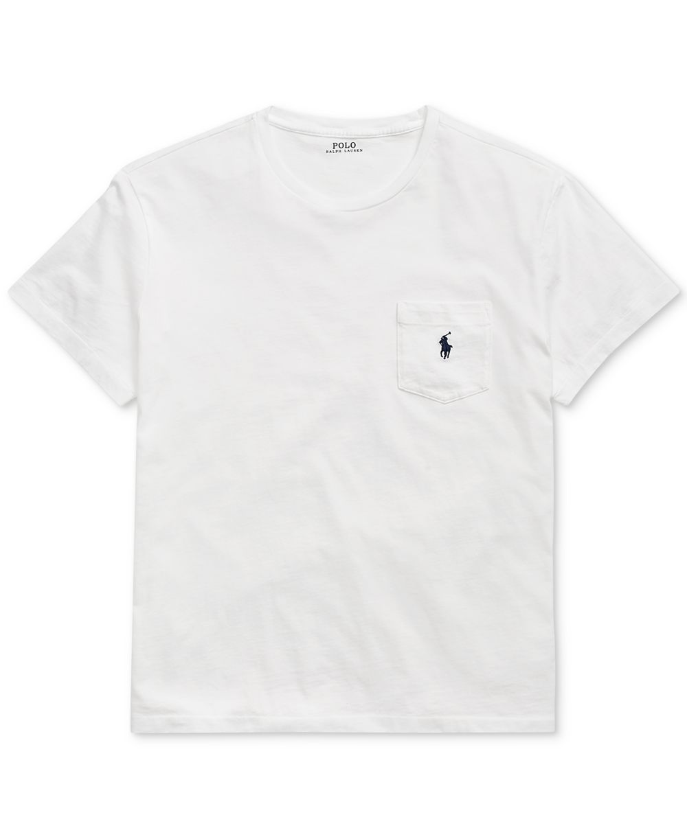 Men's Big & Tall Crew-Neck Pocket T-Shirt