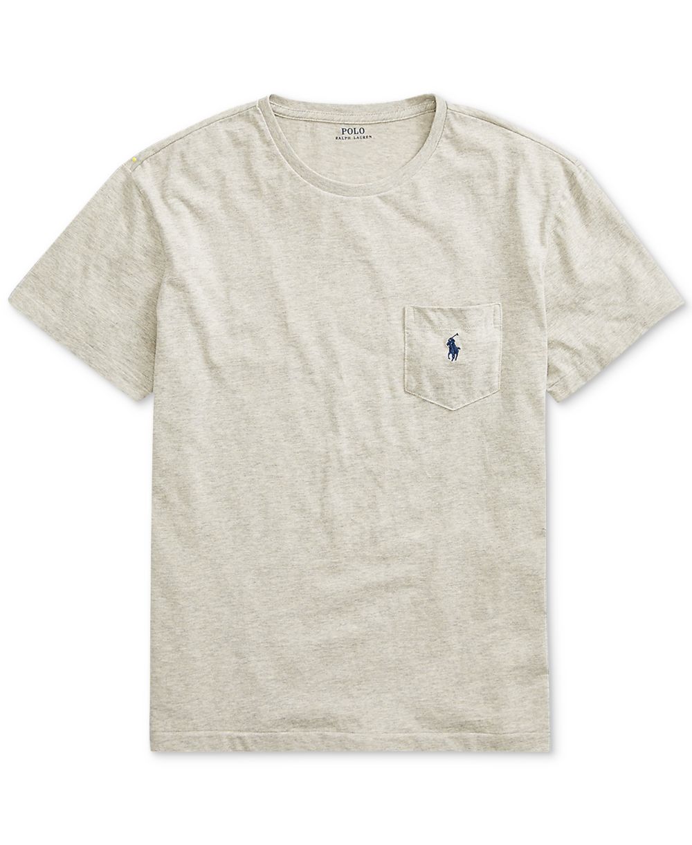 Men's Big & Tall Crew-Neck Pocket T-Shirt