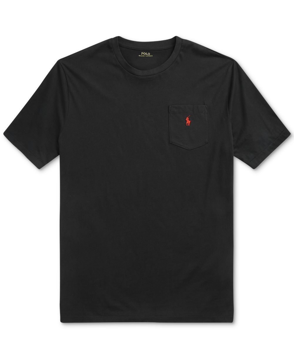 Men's Big & Tall Crew-Neck Pocket T-Shirt
