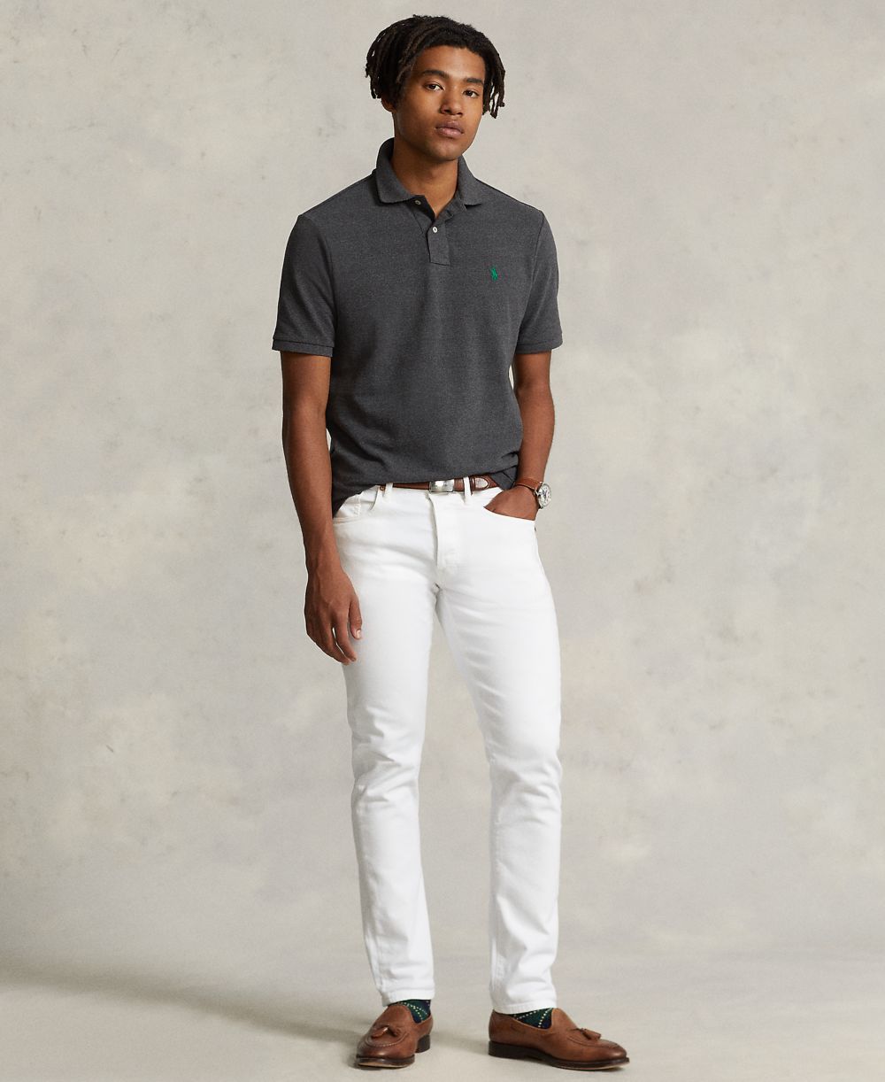 Men's Classic-Fit Mesh Polo Shirt