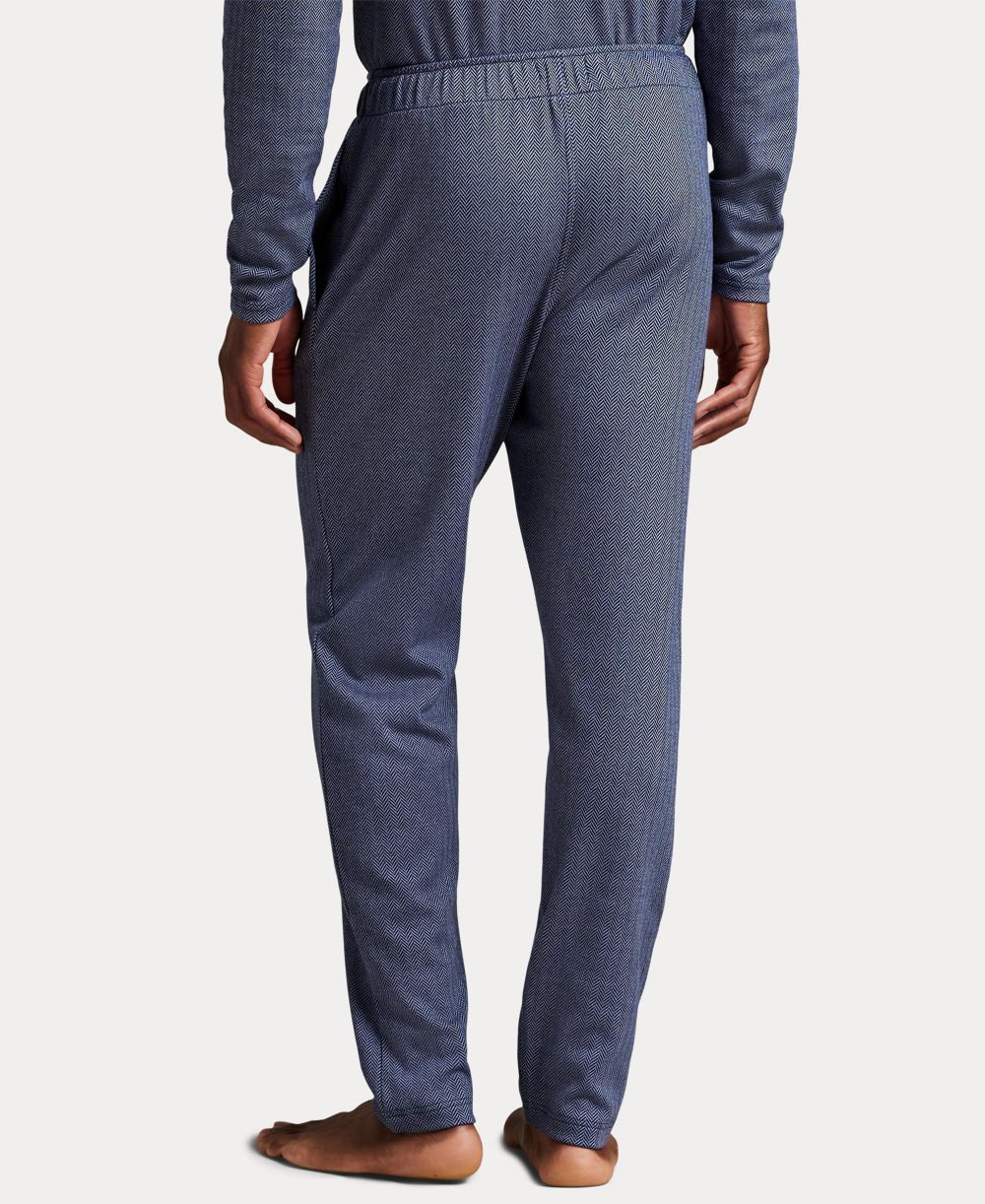 Men's Herringbone Drawstring Pajama Pants