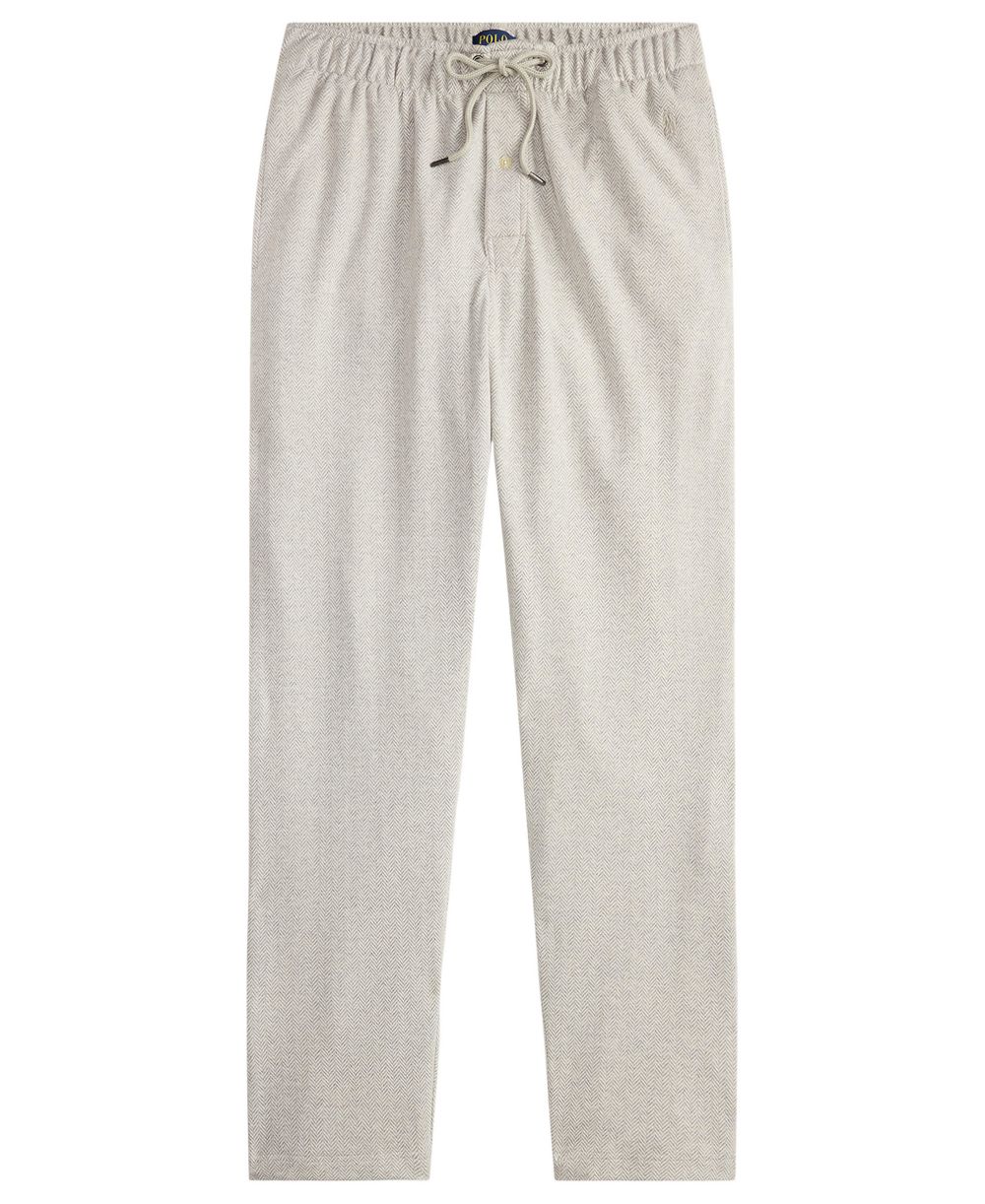 Men's Herringbone Drawstring Pajama Pants