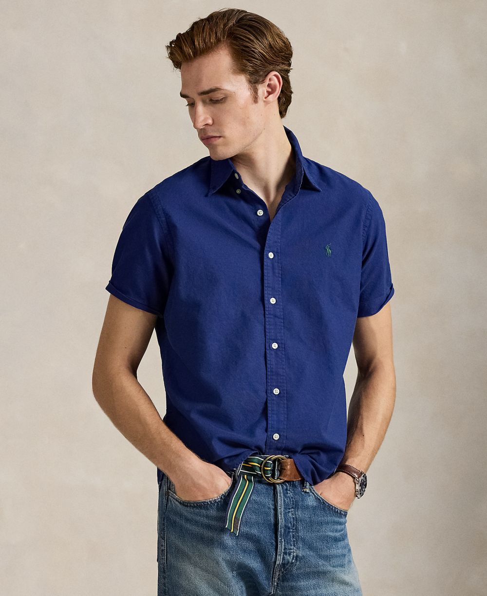 Men's Garment-Dyed Oxford Shirt