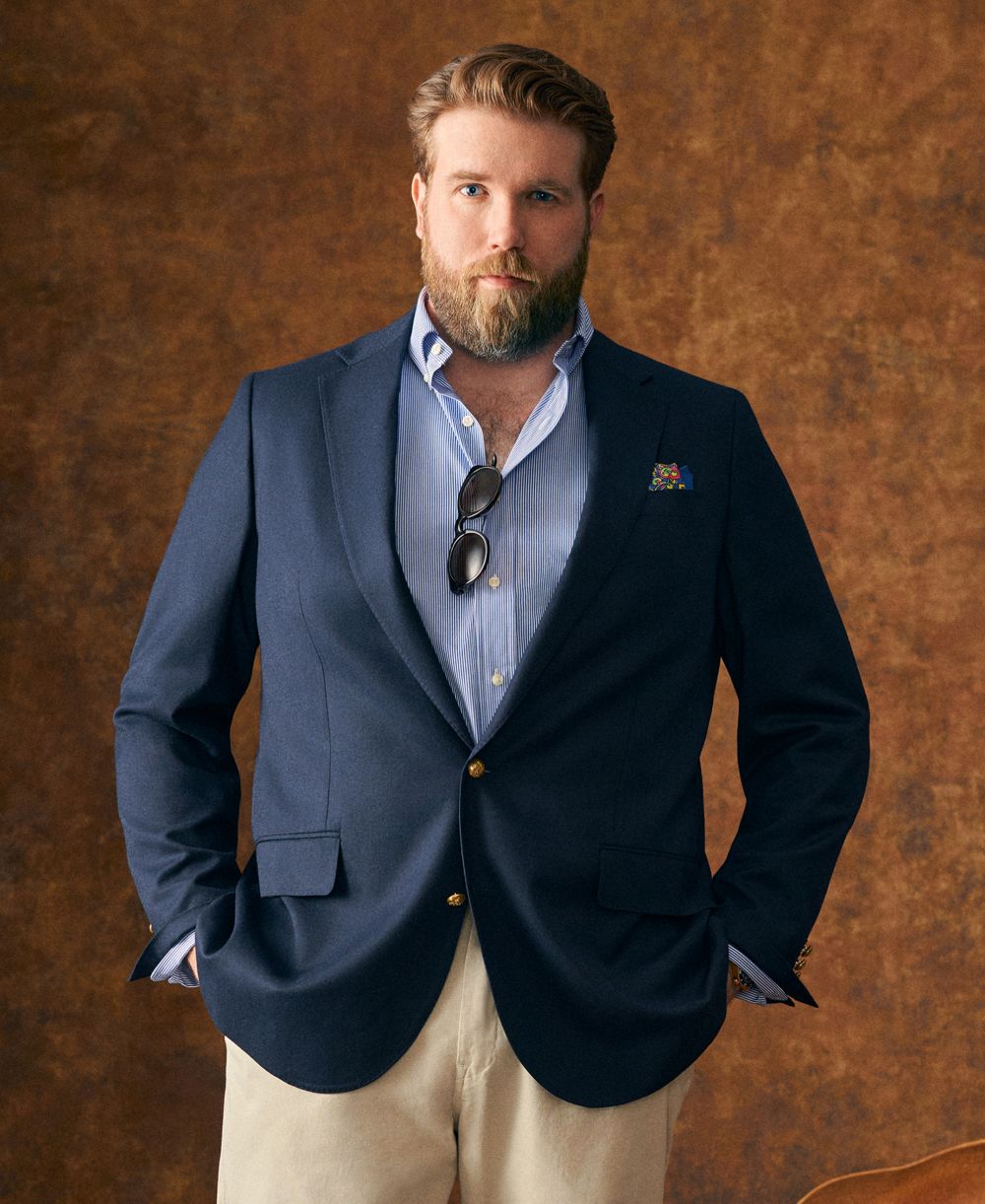 Men's Big & Tall Stretch Classic-Fit Twill Pants