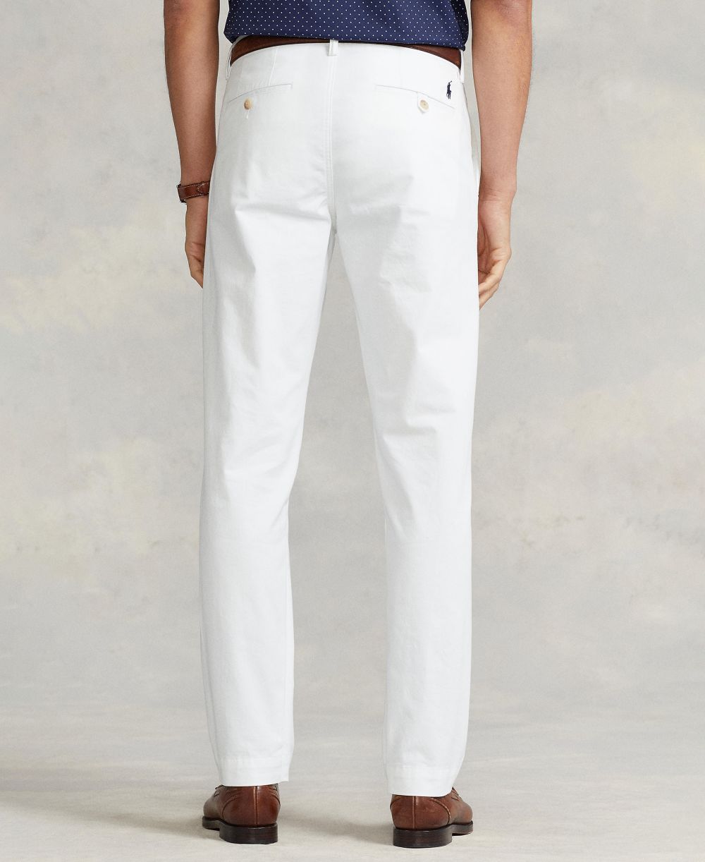 Men's Straight-Fit Washed Stretch Chino Pants
