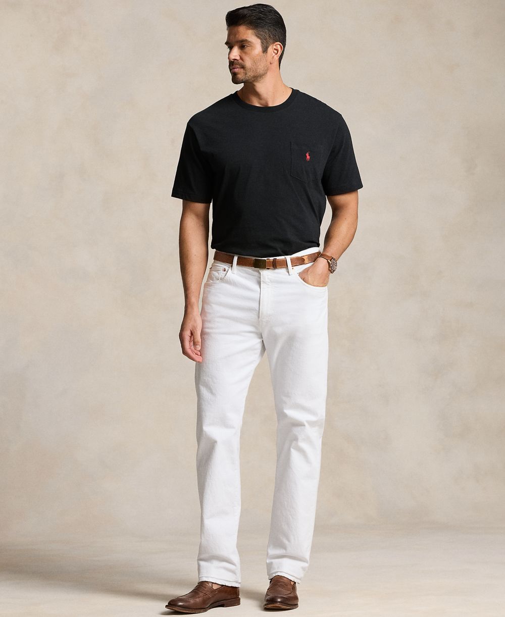 Men's Big & Tall Crew-Neck Pocket T-Shirt