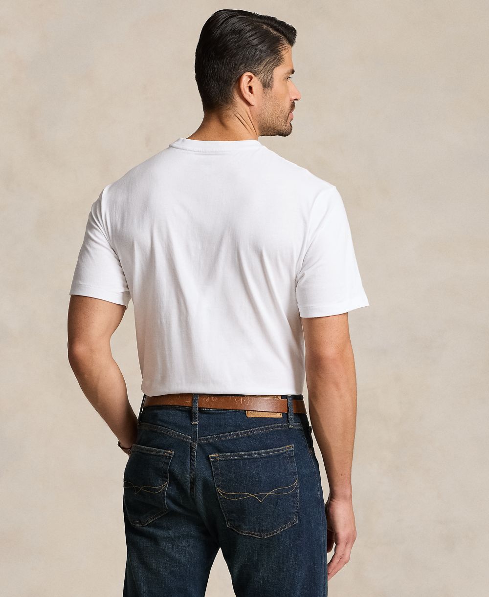 Men's Big & Tall Crew-Neck Pocket T-Shirt