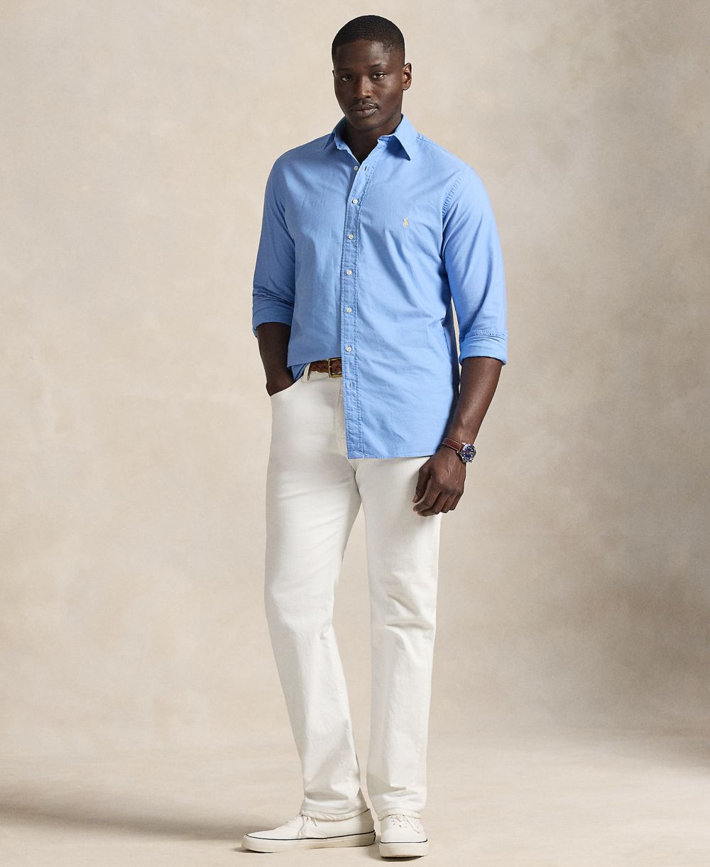 Men's Big & Tall Garment-Dyed Oxford Shirt