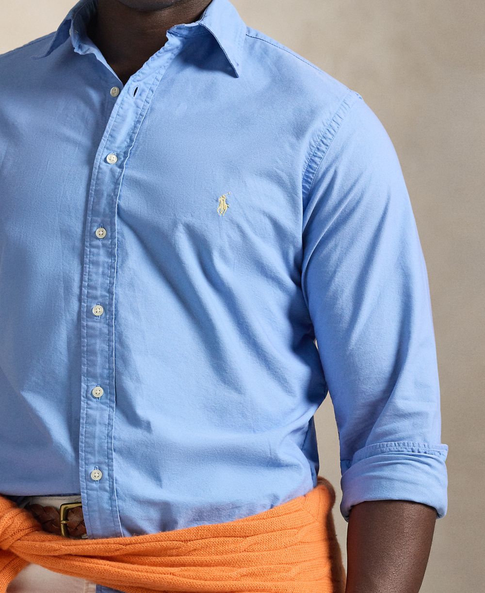 Men's Big & Tall Garment-Dyed Oxford Shirt