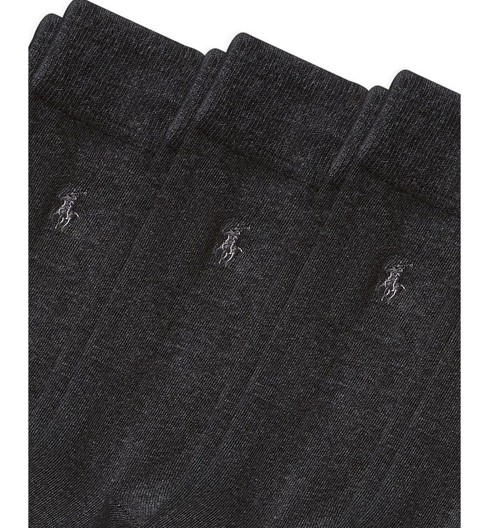 Men's Flat Knit Slack Dress Socks, 4-Pack