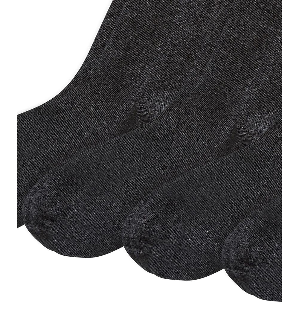 Men's Flat Knit Slack Dress Socks, 4-Pack