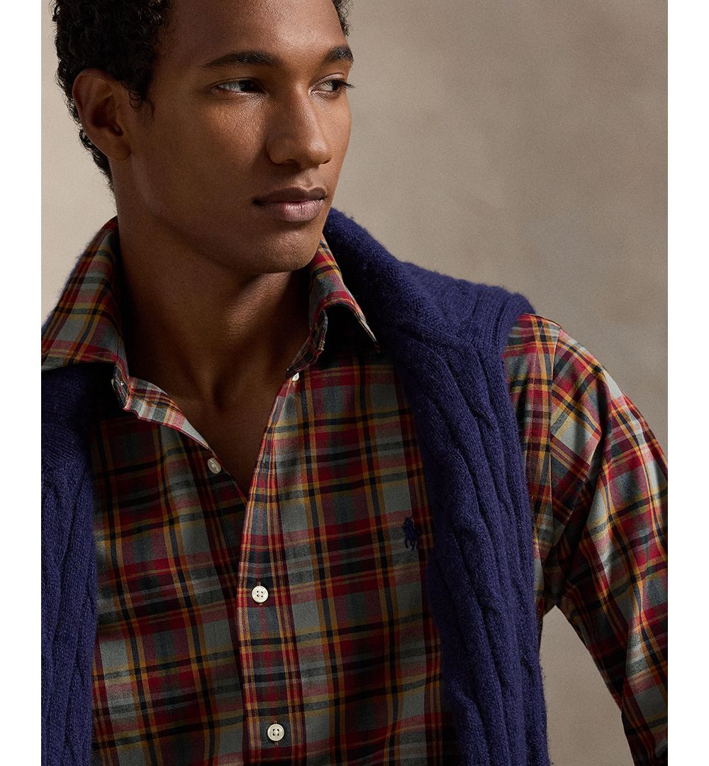 Men's Classic-Fit Plaid Performance Shirt