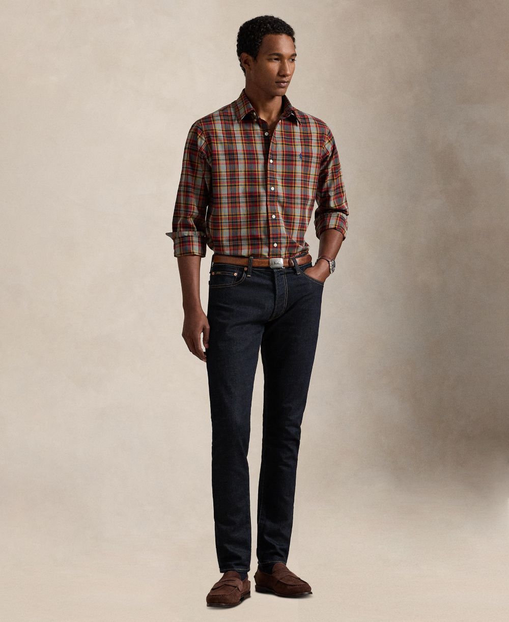 Men's Classic-Fit Plaid Performance Shirt
