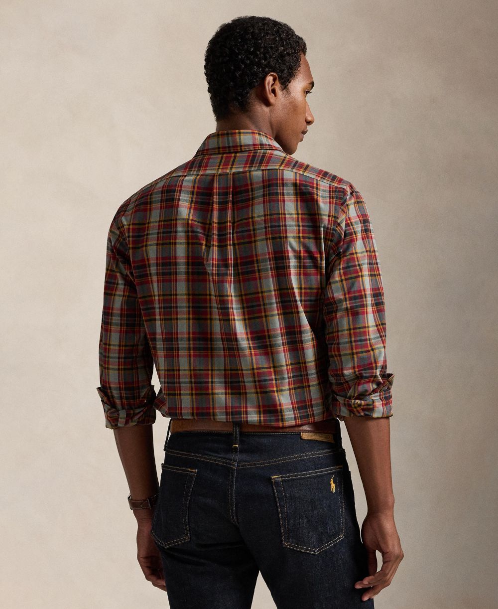 Men's Classic-Fit Plaid Performance Shirt