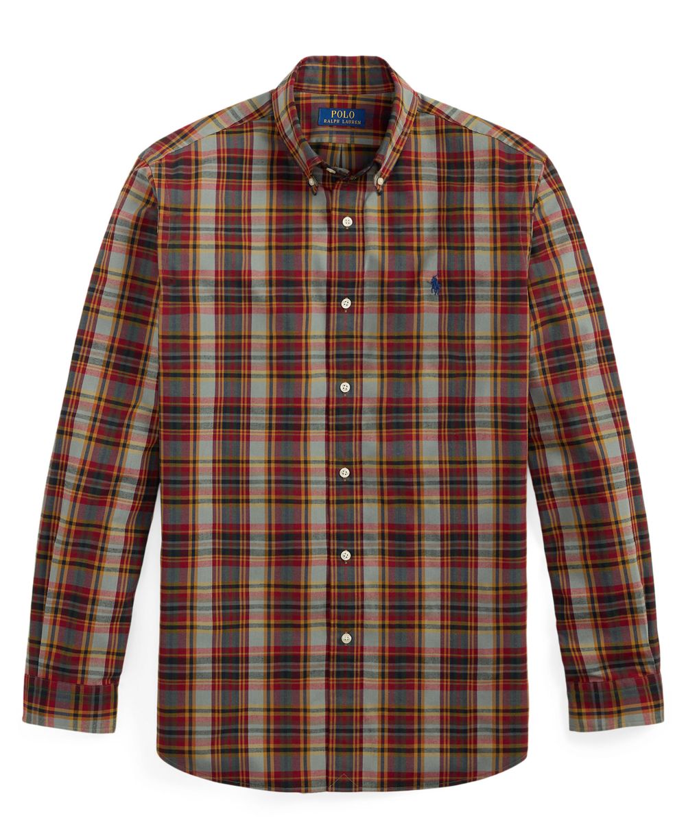 Men's Classic-Fit Plaid Performance Shirt