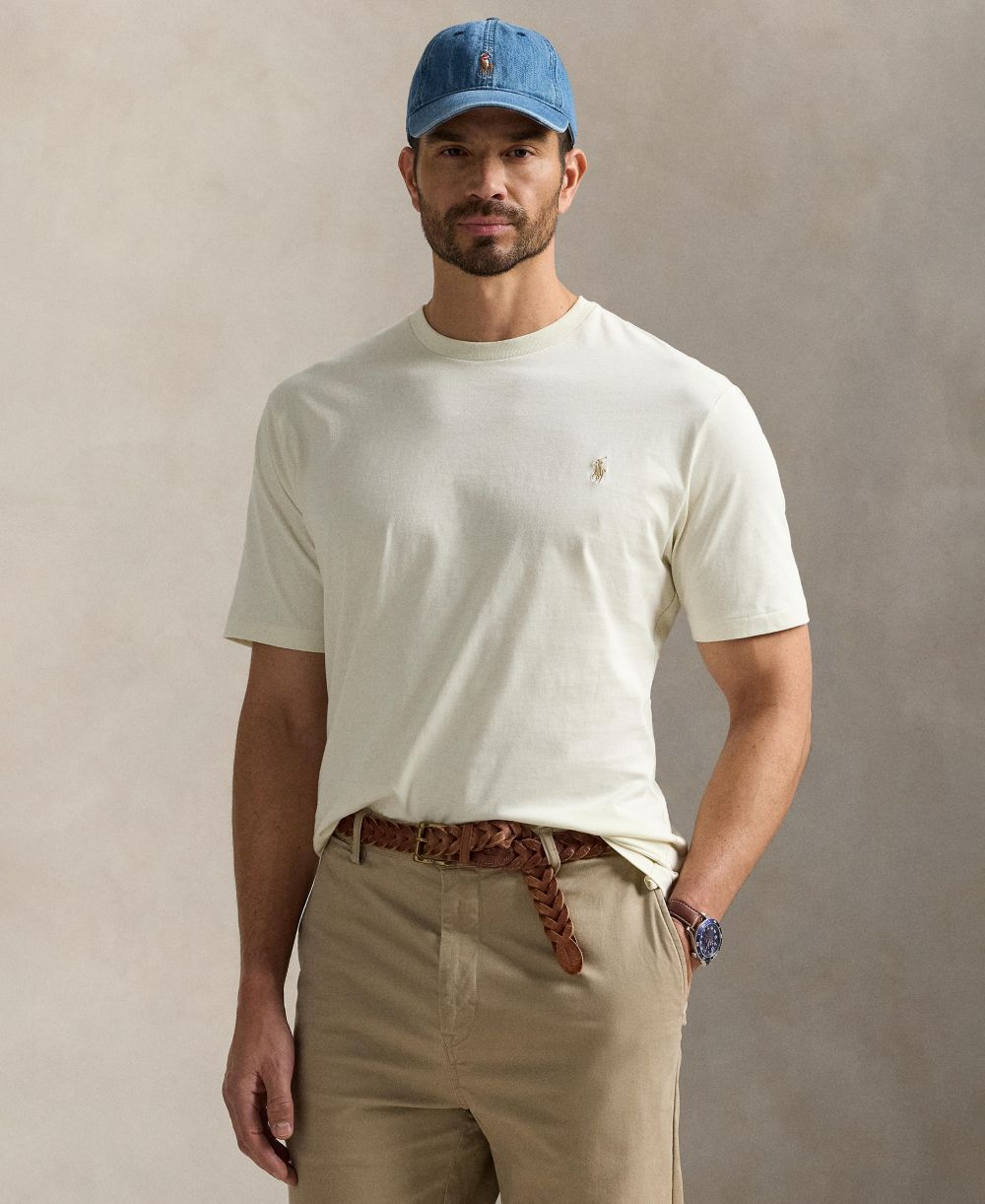Men's Big & Tall Jersey Crewneck T-Shirt