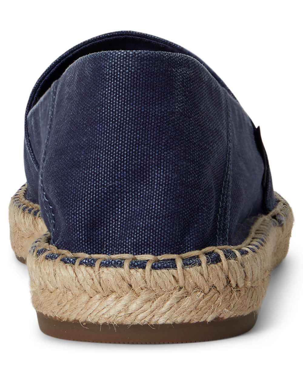Men's Cevio Washed Canvas Collapsible Heel Espadrilles