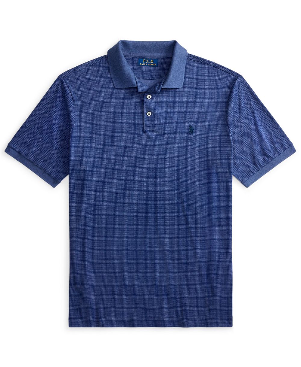 Men's Glen Plaid Polo Shirt